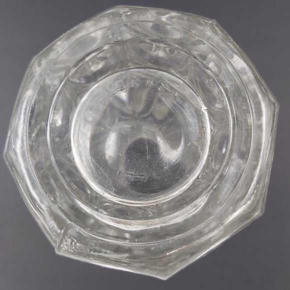 Fidenza Italy Leaf Embossed Frosted Glass Vase Heavy 6 x 3 inch Art Deco Style - Picture 3 of 10